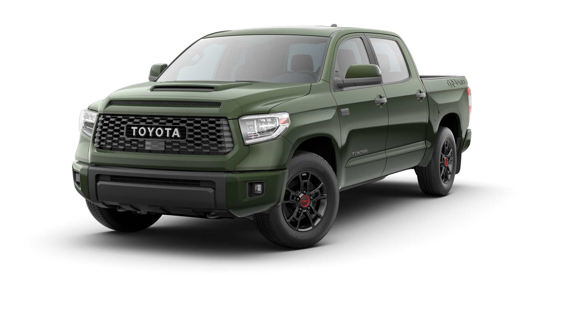 2021 Toyota Tundra in Army Green.