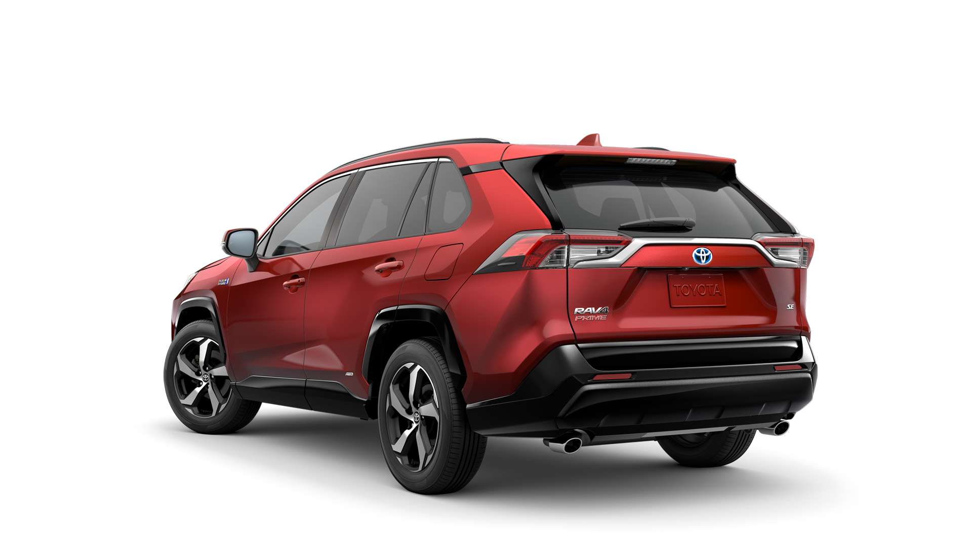 2021 Toyota RAV4 in Supersonic Red.