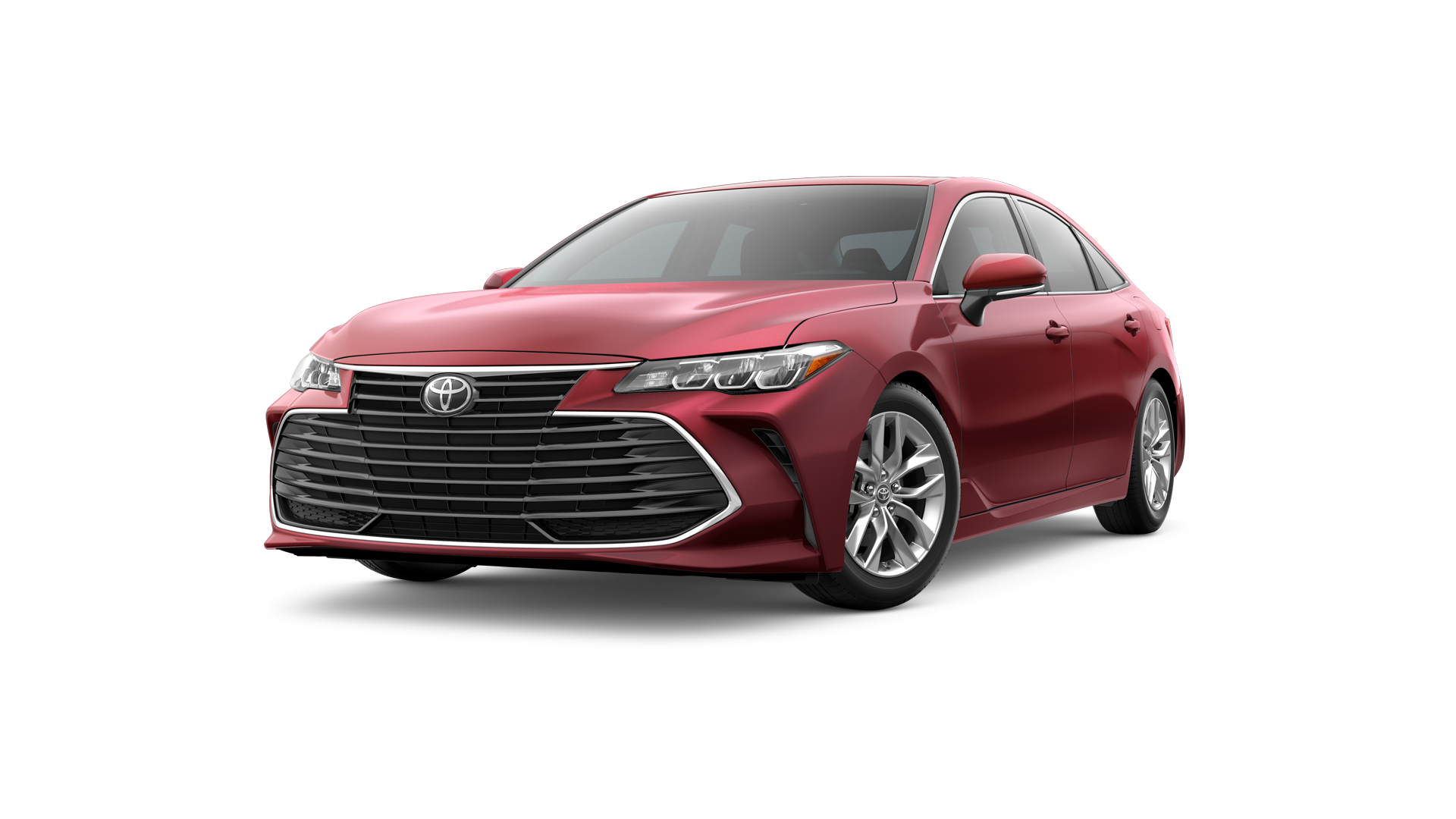 2022 Toyota Avalon in Ruby Flare Pearl.