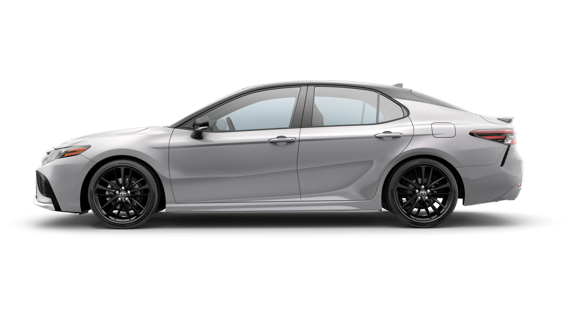 2024 Toyota Hybrid in Celestial Silver Metallic/Midnight Black Metallic Roof and Spoiler*.