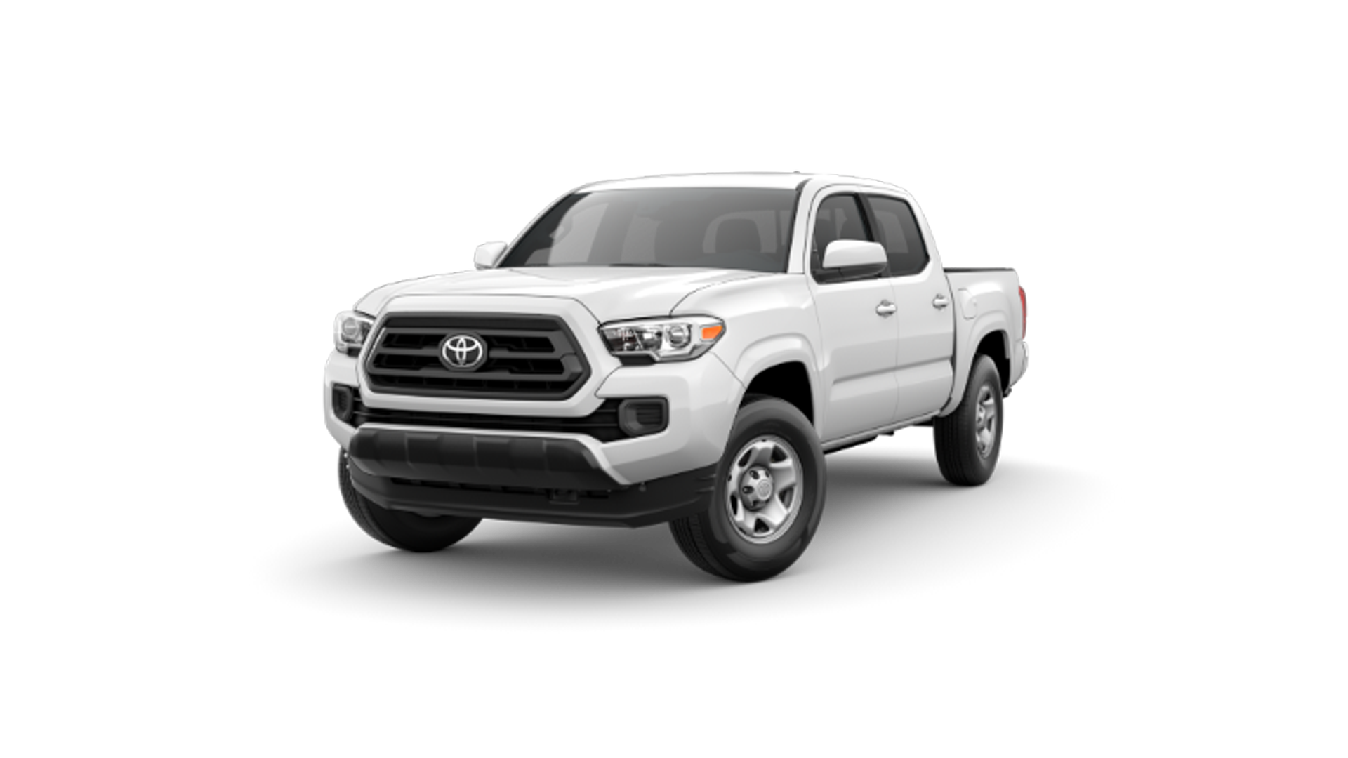 2021 Toyota Tacoma in Super White.