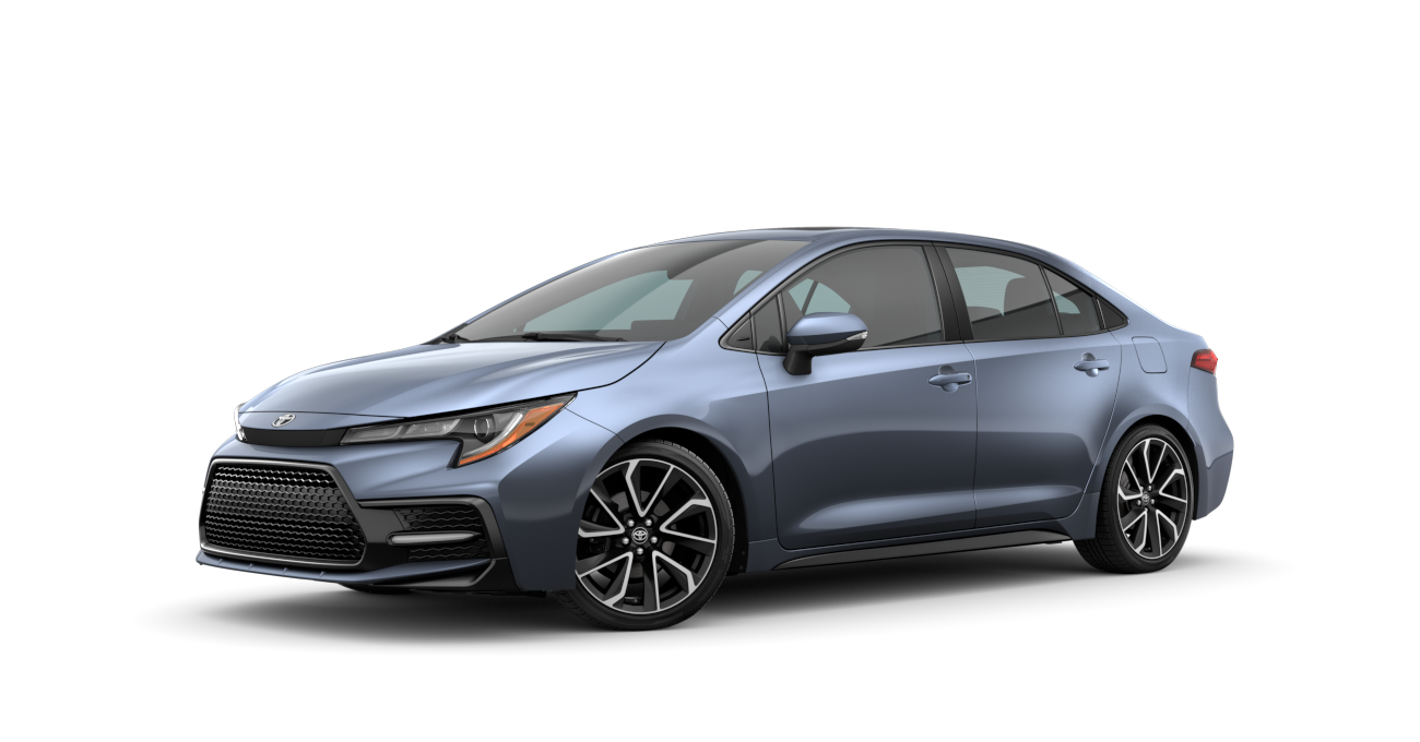 2021 Toyota Corolla in Celestite Gray Metallic.