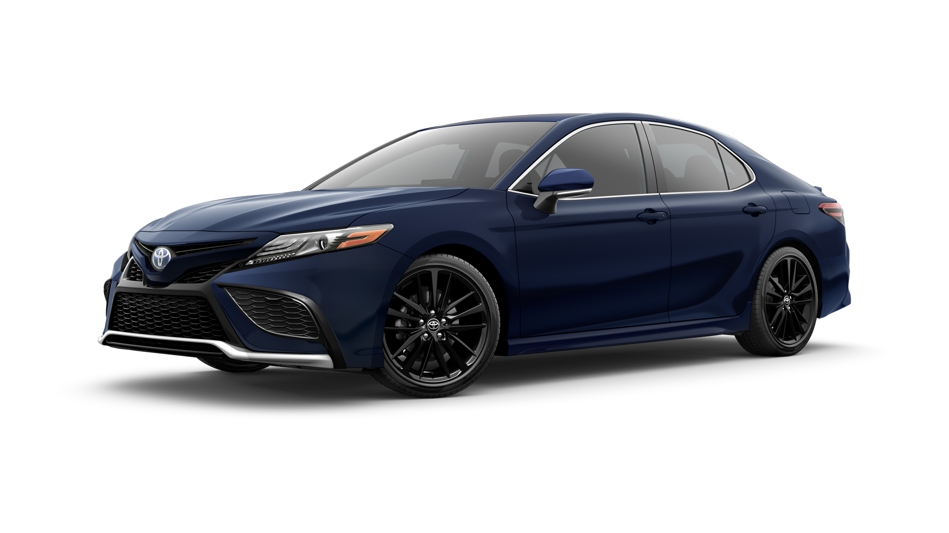 Three-sixty image of 2024 Camry Hybrid in Reservoir Blue