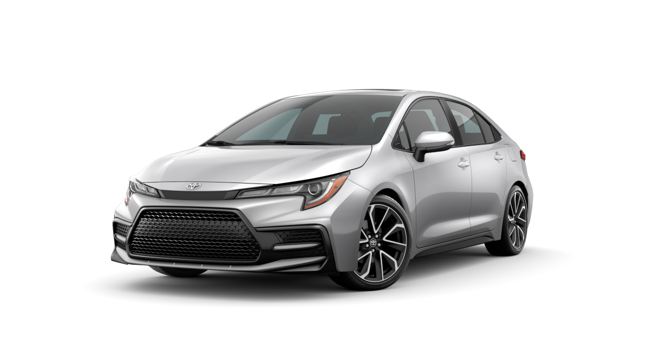 2021 Toyota Corolla in Classic Silver Metallic.