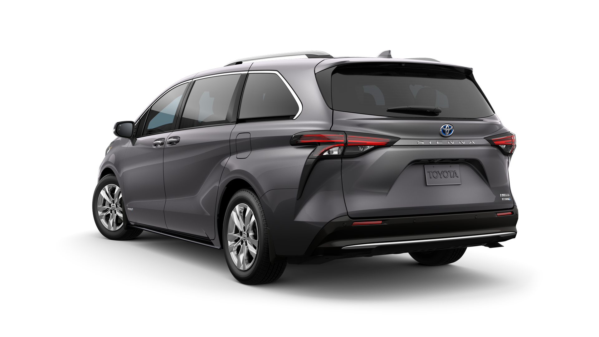 2021 Toyota Sienna in Predawn Gray Mica.