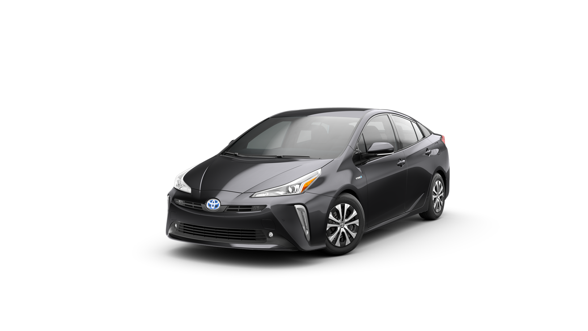 2021 Toyota Prius in Midnight Black Metallic.