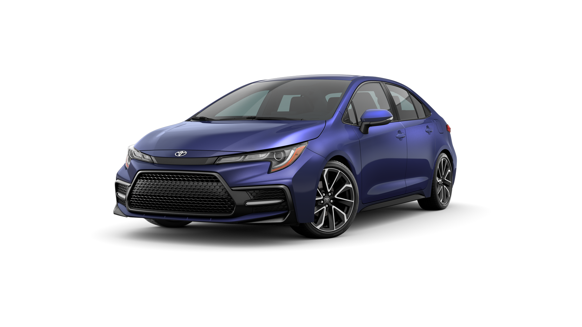 2022 Toyota Corolla in Blue Crush Metallic.