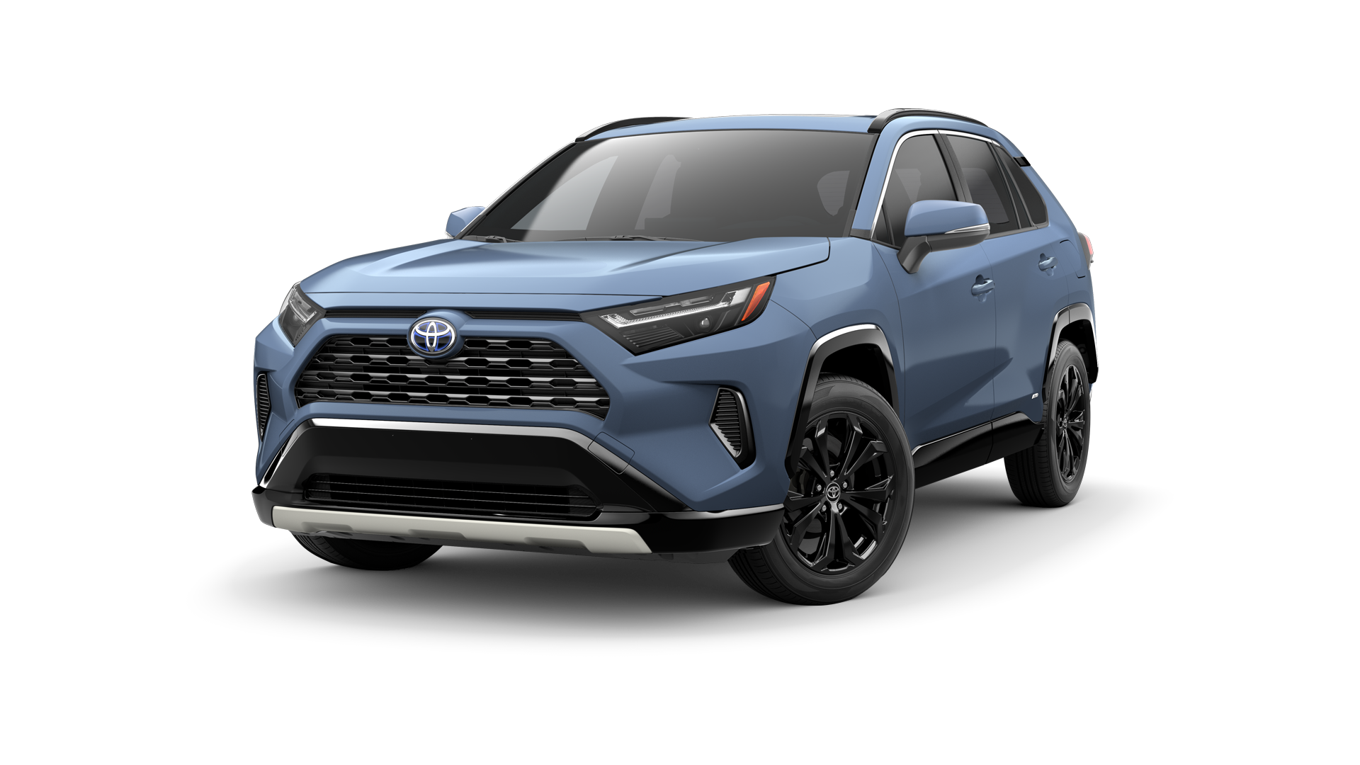 2022 Toyota RAV4 in Cavalry Blue.