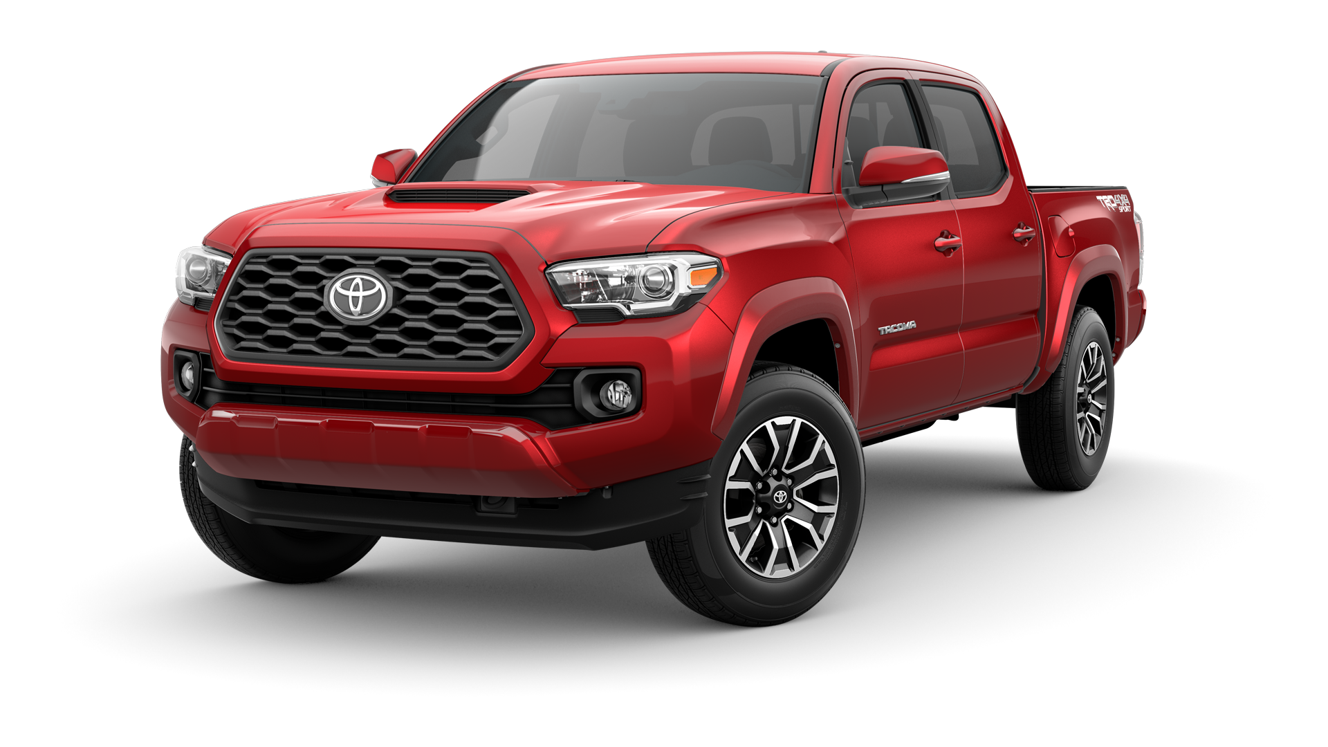 2022 Toyota Tacoma in Barcelona Red Metallic.