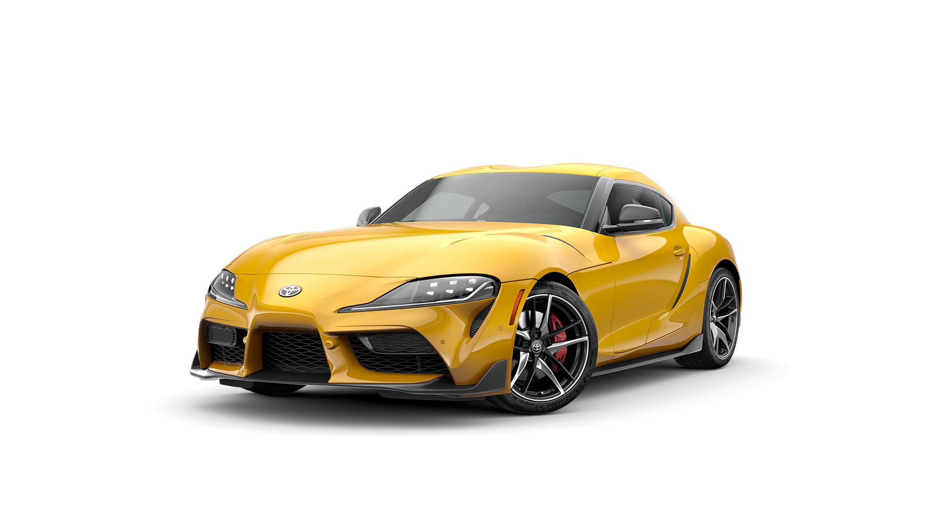 2021 Toyota Supra in Nitro Yellow.