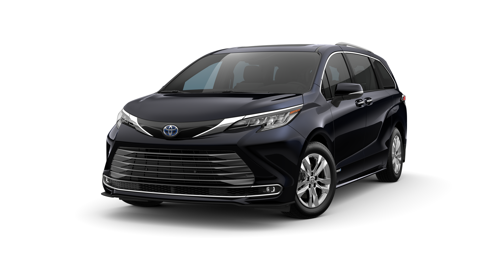 2021 Toyota Sienna in Midnight Black Metallic.