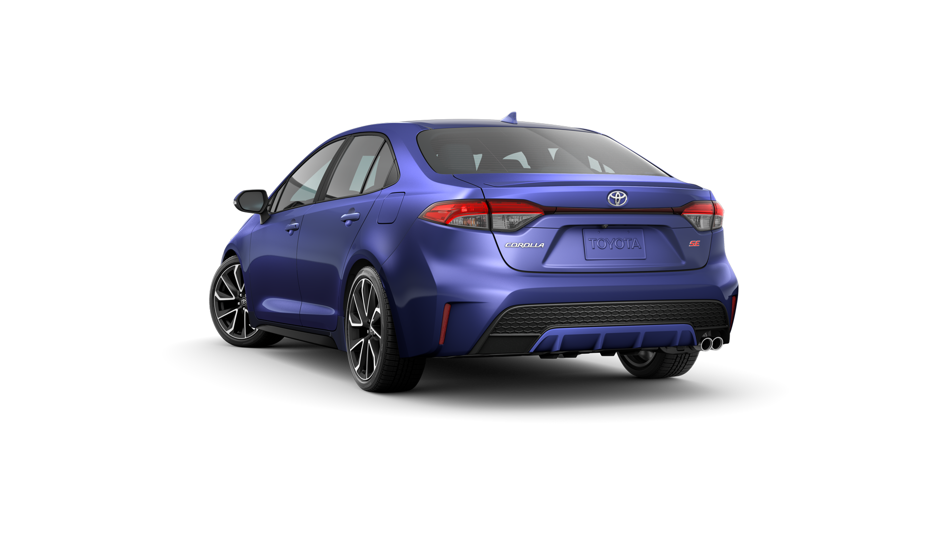 2022 Toyota Corolla in Blue Crush Metallic.