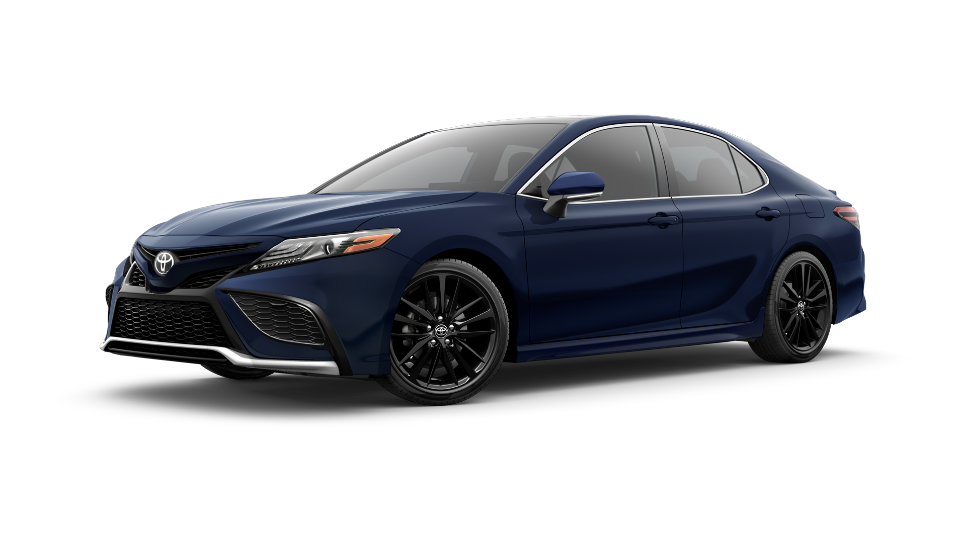 2023 Toyota Camry in Reservoir Blue.