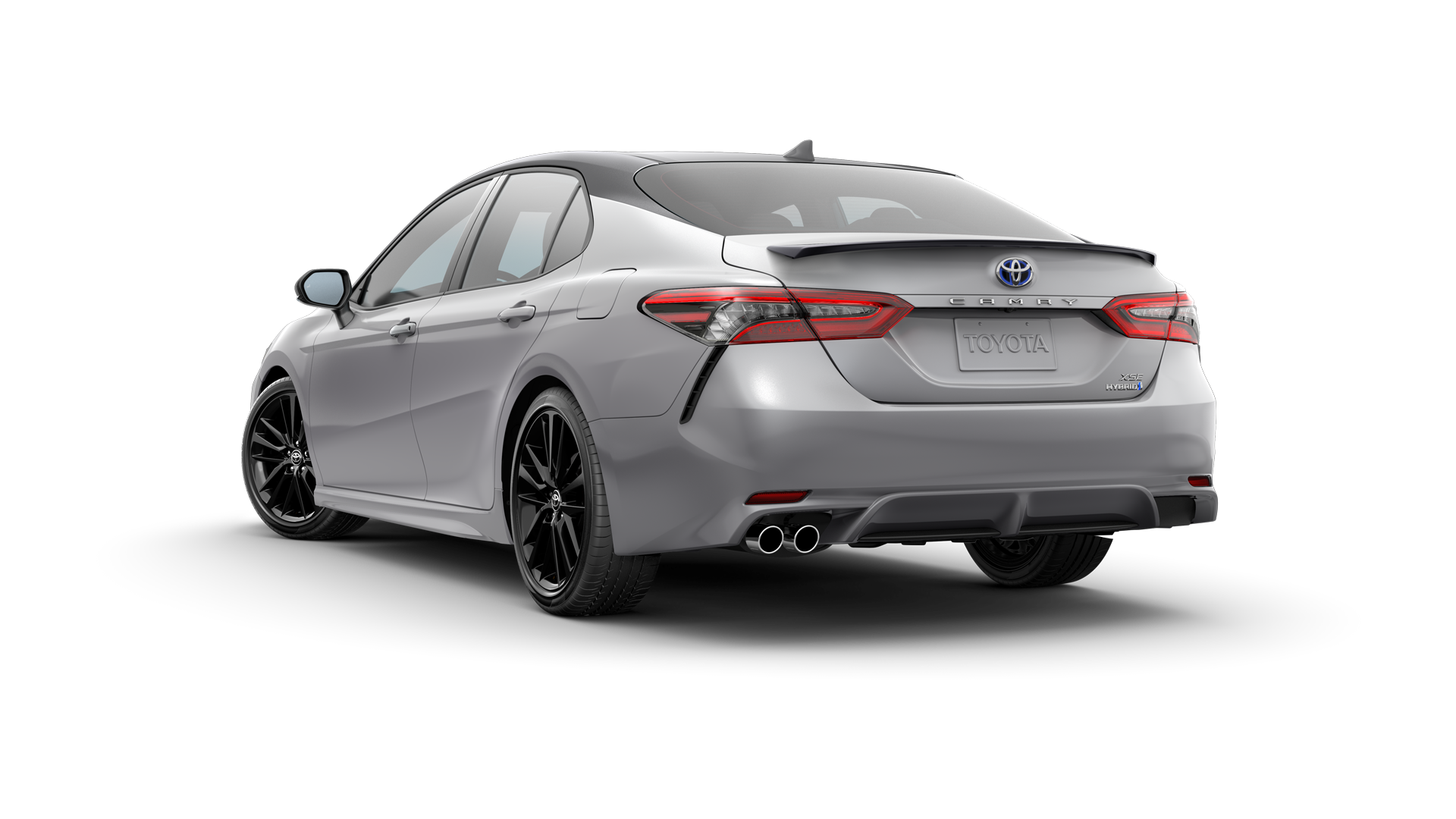 2024 Toyota Hybrid in Celestial Silver Metallic/Midnight Black Metallic Roof and Spoiler*.