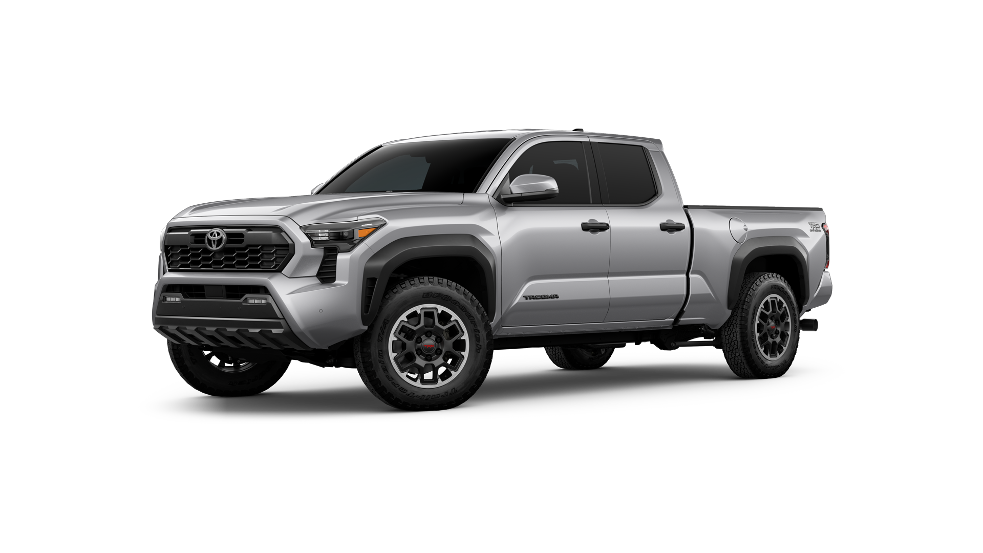 2024 Toyota Tacoma in Celestial Silver Metallic.