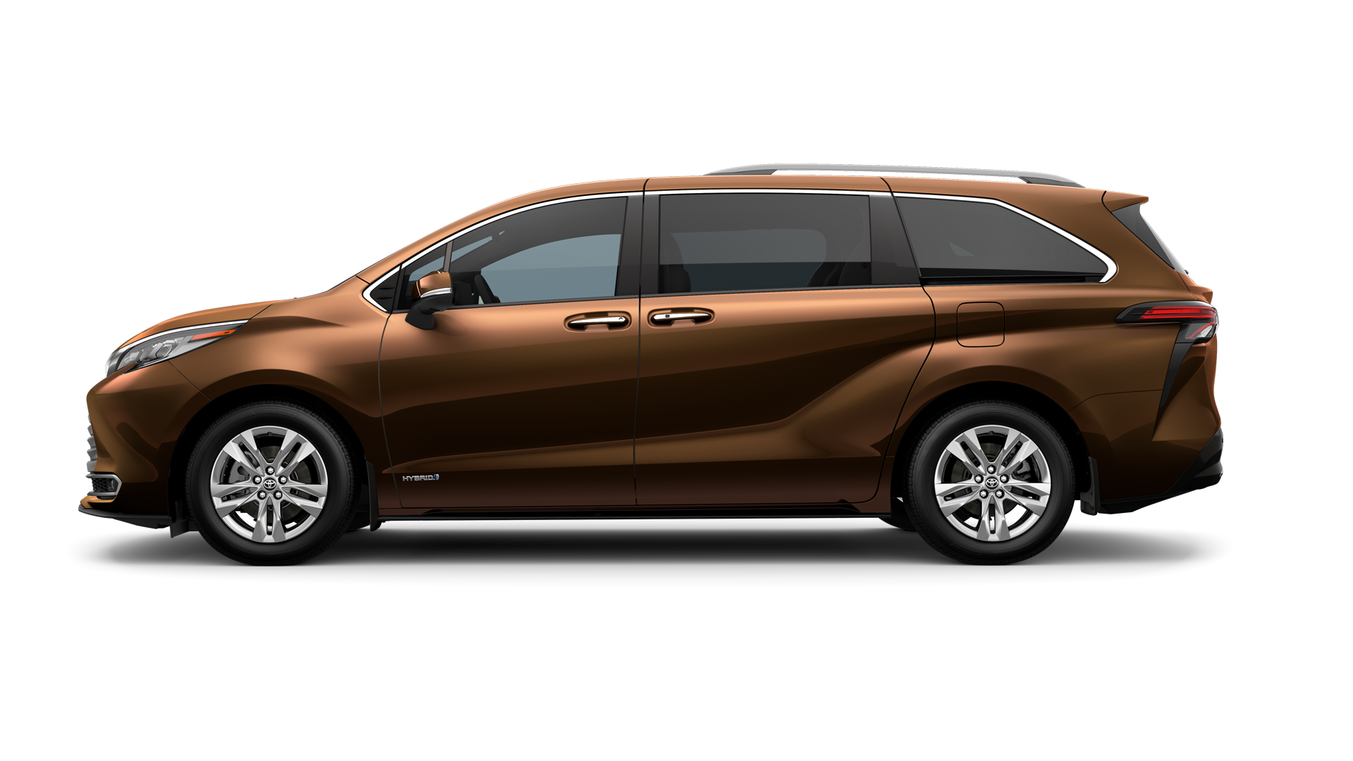 2021 Toyota Sienna in Sunset Bronze Mica.