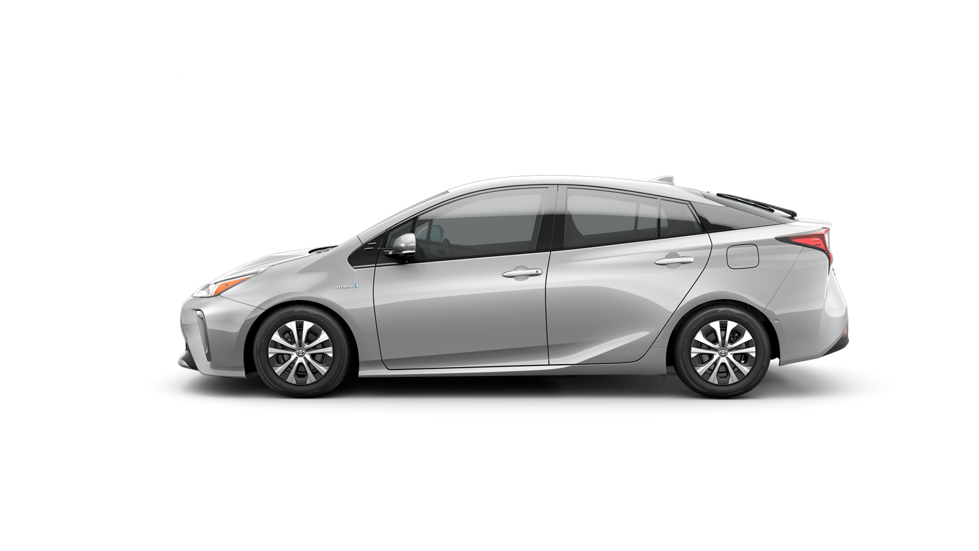2021 Toyota Prius in Classic Silver Metallic.