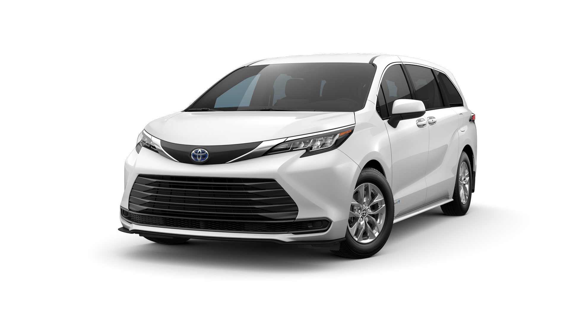 2021 Toyota Sienna in Super White.