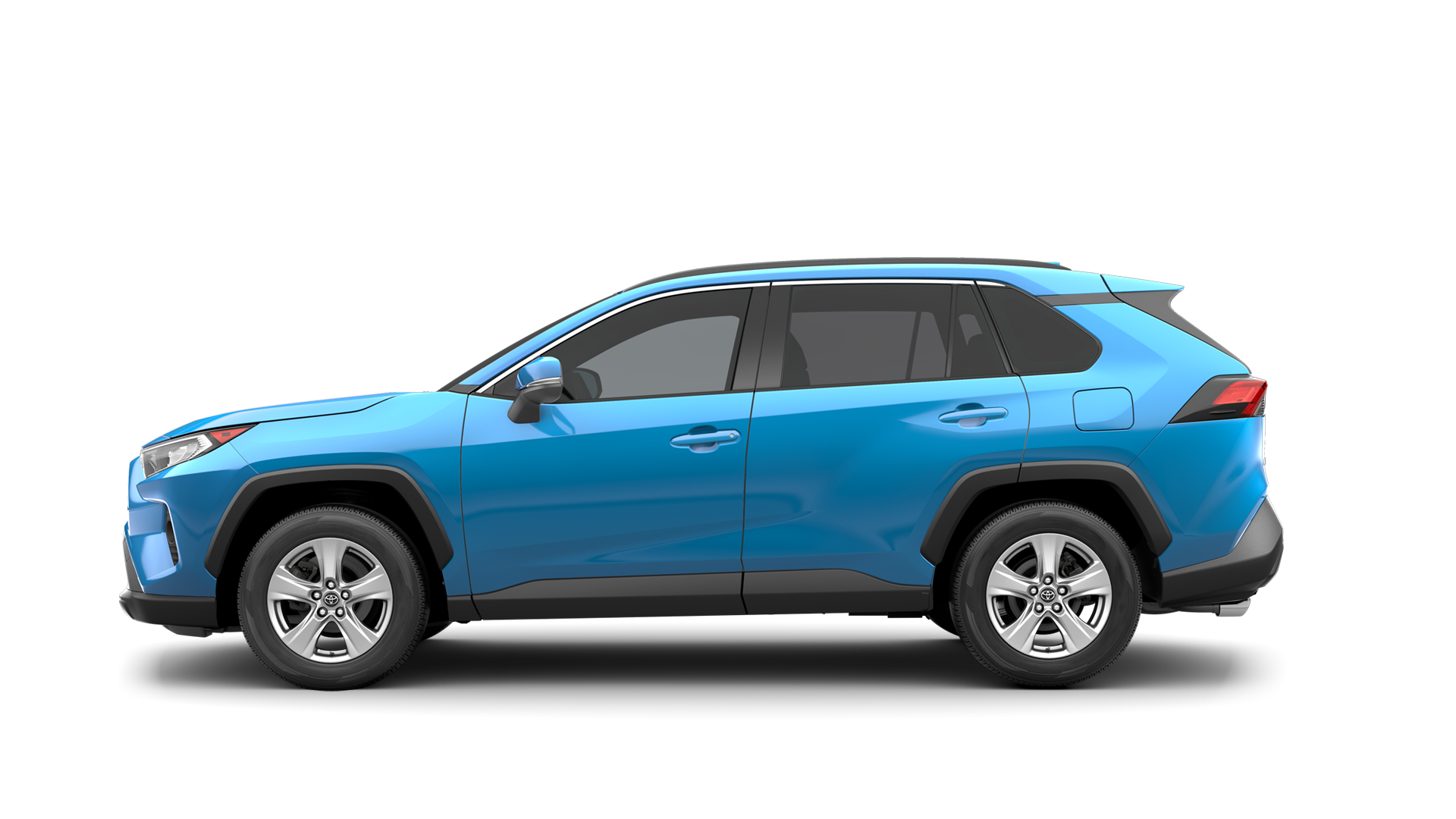 2021 Toyota RAV4 in Blue Flame.