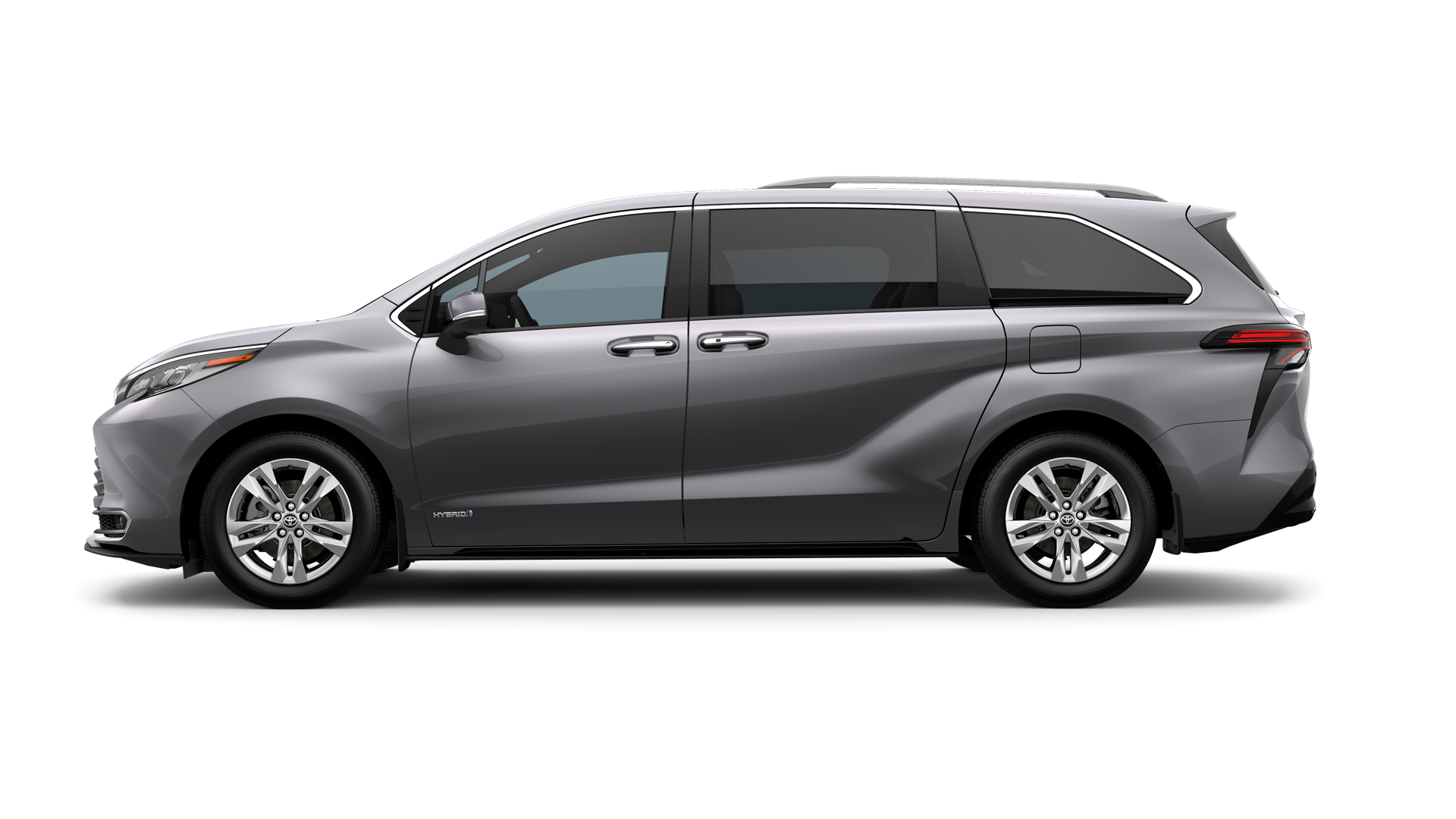 2021 Toyota Sienna in Predawn Gray Mica.