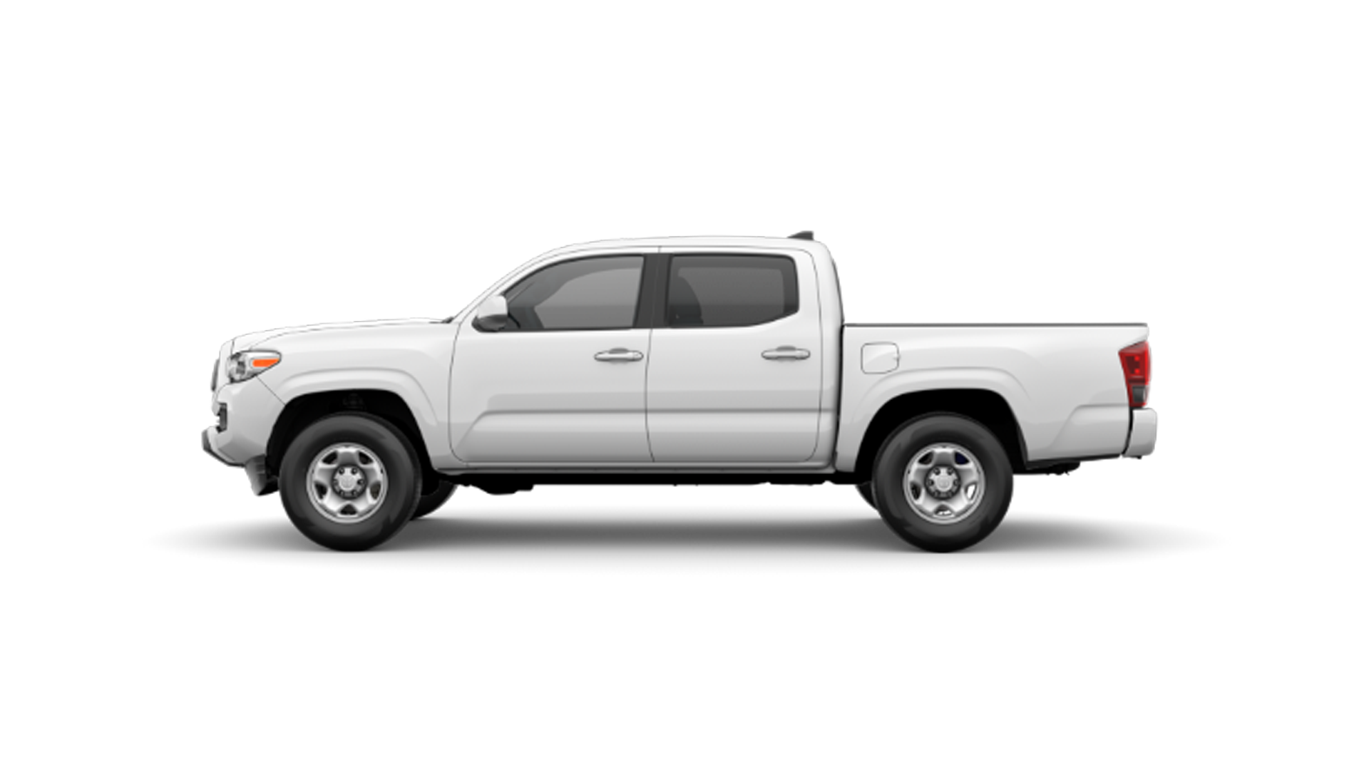 2021 Toyota Tacoma in Super White.