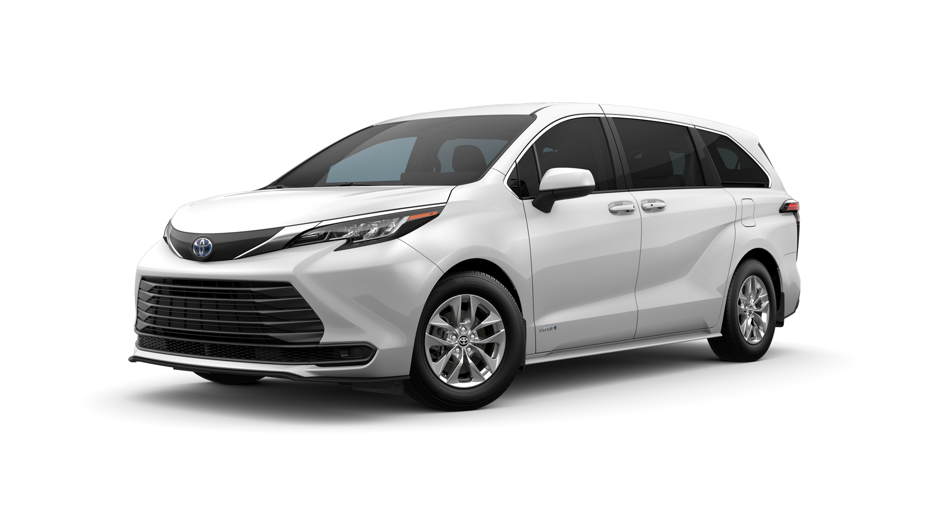 2021 Toyota Sienna in Super White.
