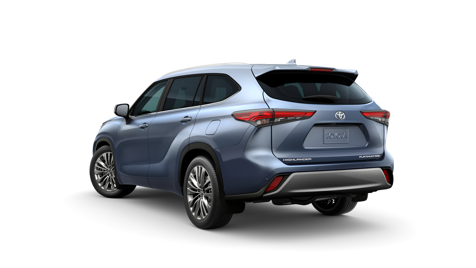 2022 Toyota Highlander in Moon Dust.