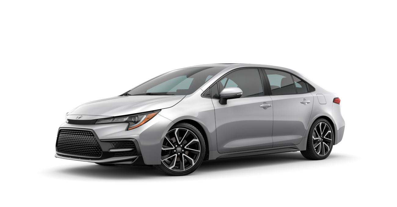 2021 Toyota Corolla in Classic Silver Metallic.