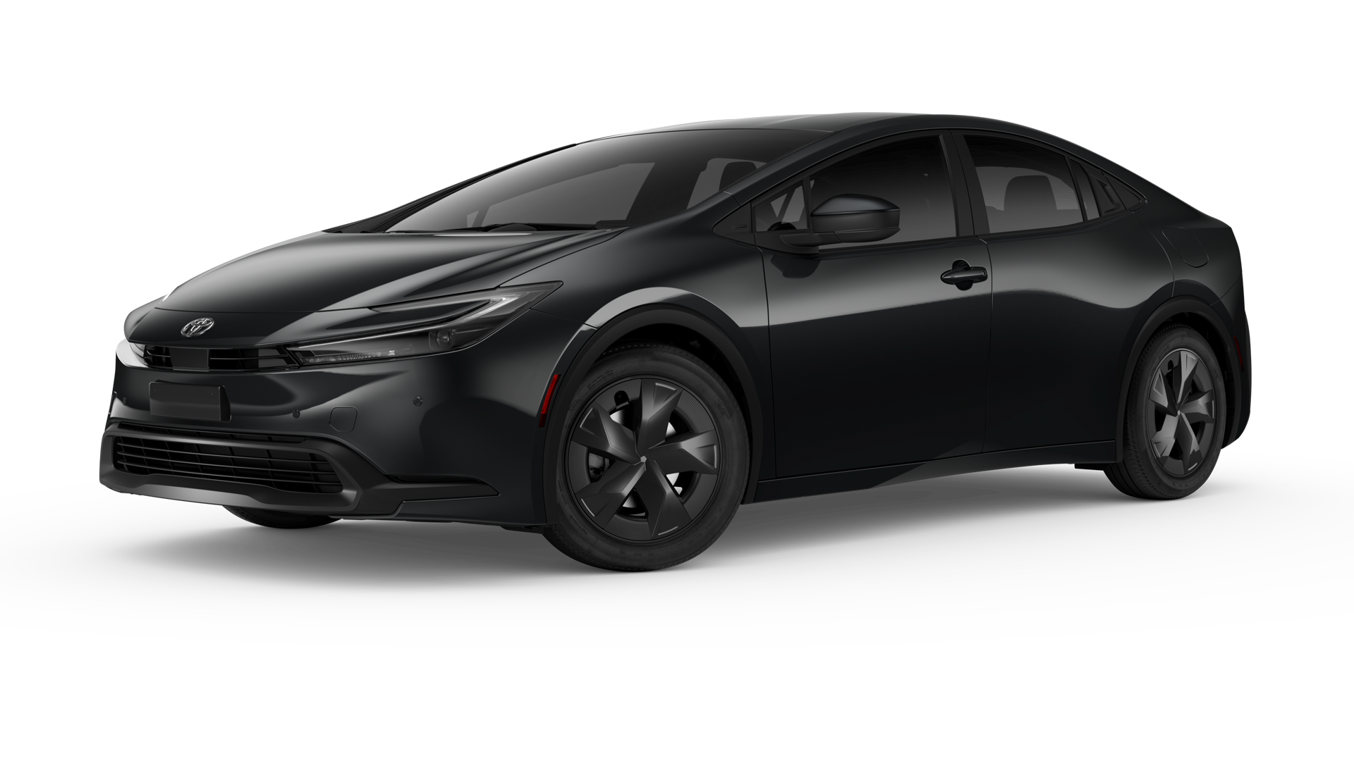 2024 Toyota Prius in Midnight Black Metallic.