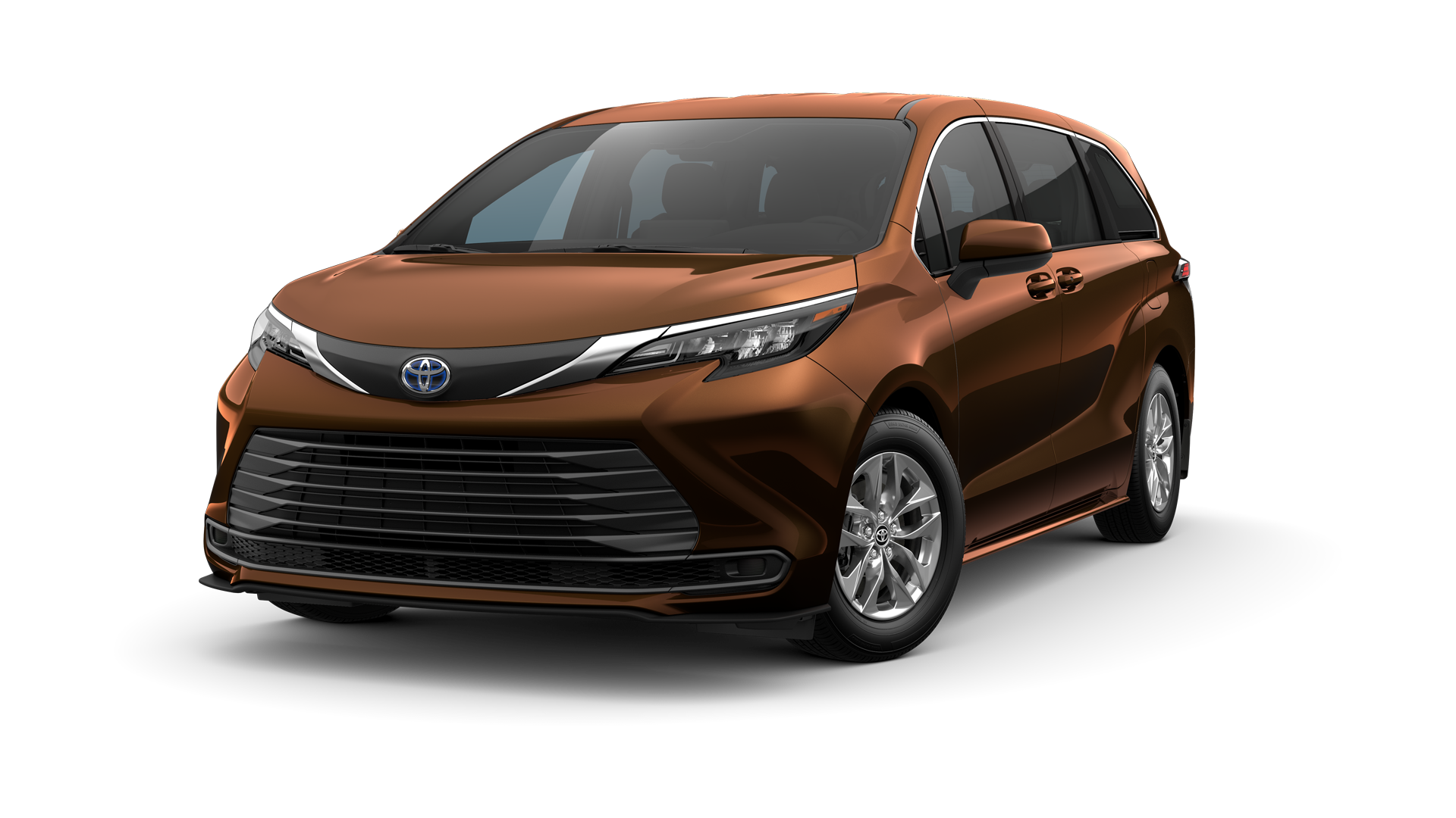 2024 Toyota Sienna in Sunset Bronze Mica.