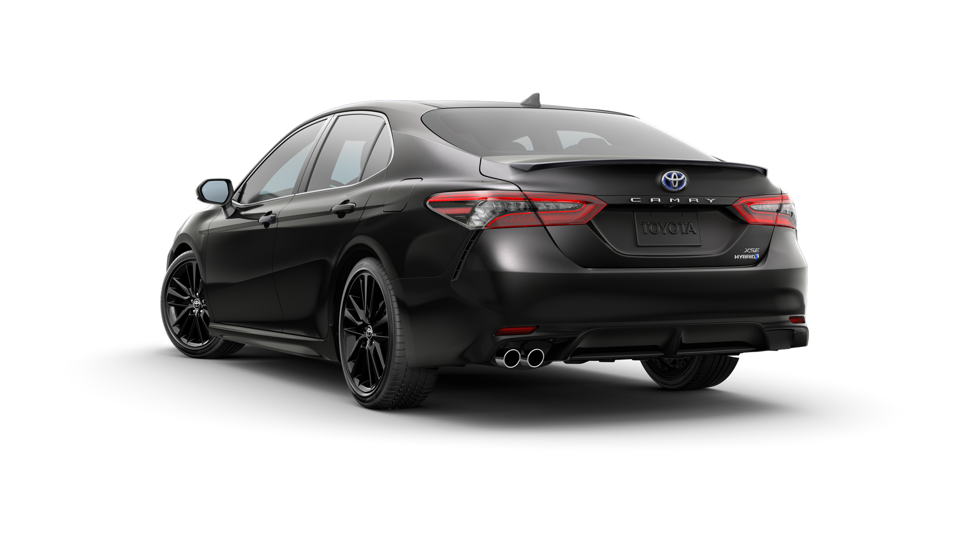 Three-sixty image of 2024 Camry Hybrid in Midnight Black Metallic
