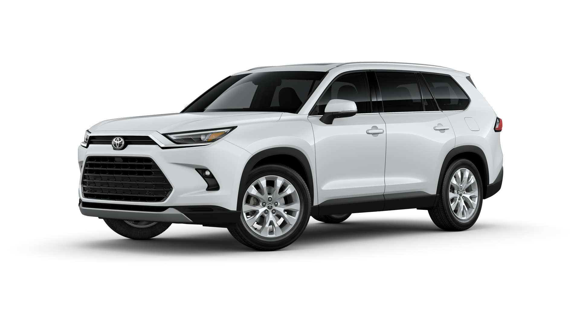 2024 Toyota Highlander in Wind Chill Pearl.