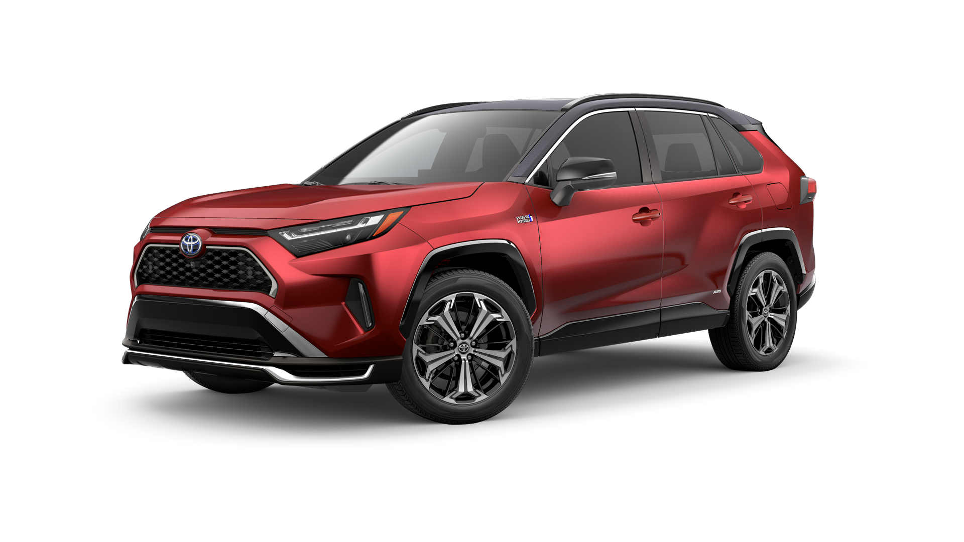 Three-sixty image of 2024 RAV4 Prime in Supersonic Red/Midnight Black Metallic Roof*