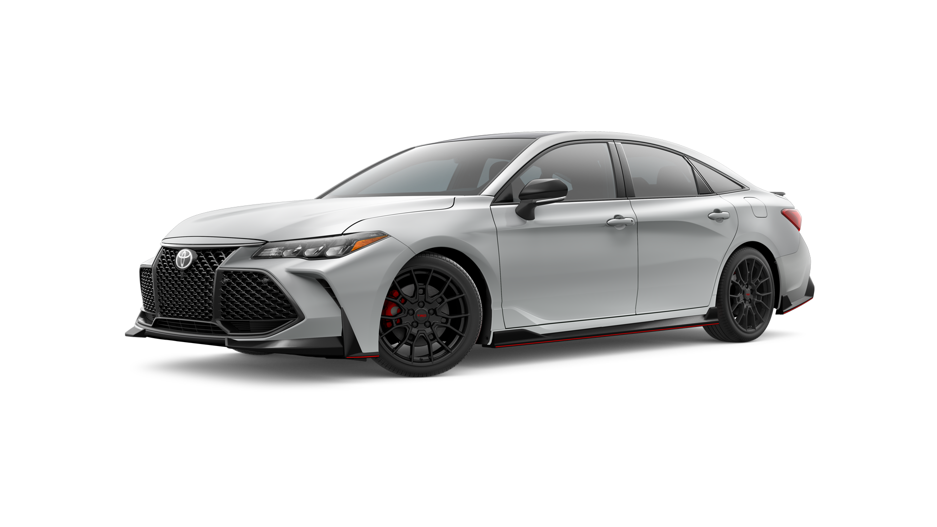 2021 Toyota Avalon in Ice Edge w/ Midnight Black Metallic Roof.