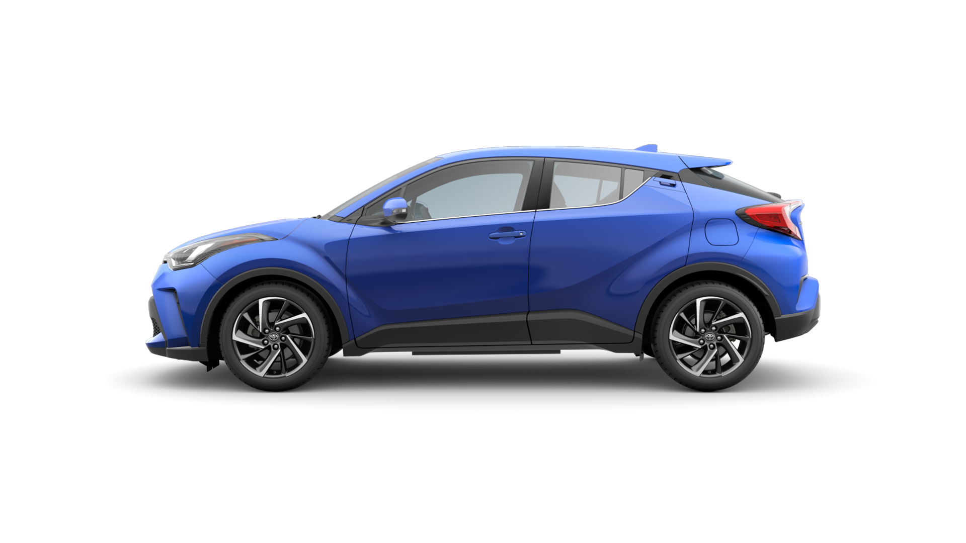 2022 Toyota C-HR in Blue Eclipse Metallic.