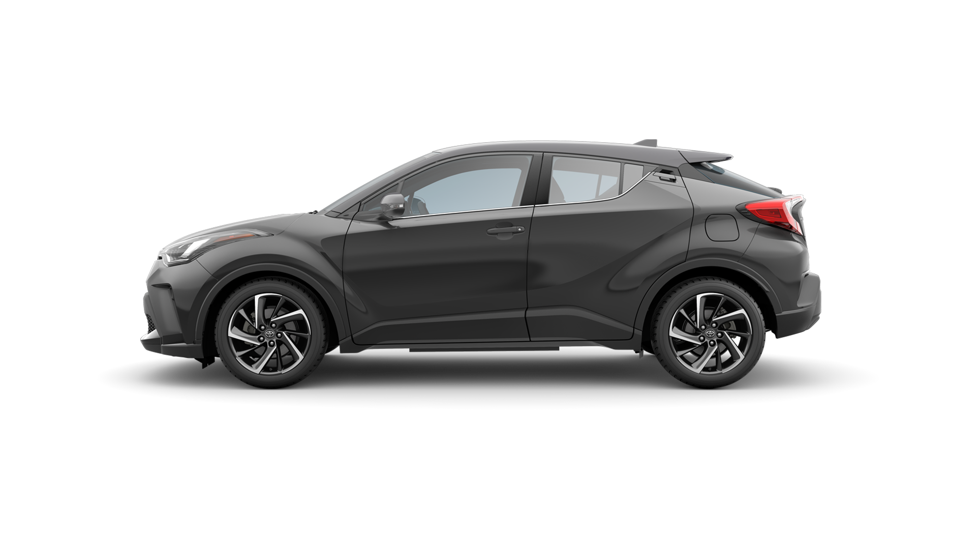 2022 Toyota C-HR in Magnetic Gray Metallic/Black Roof.