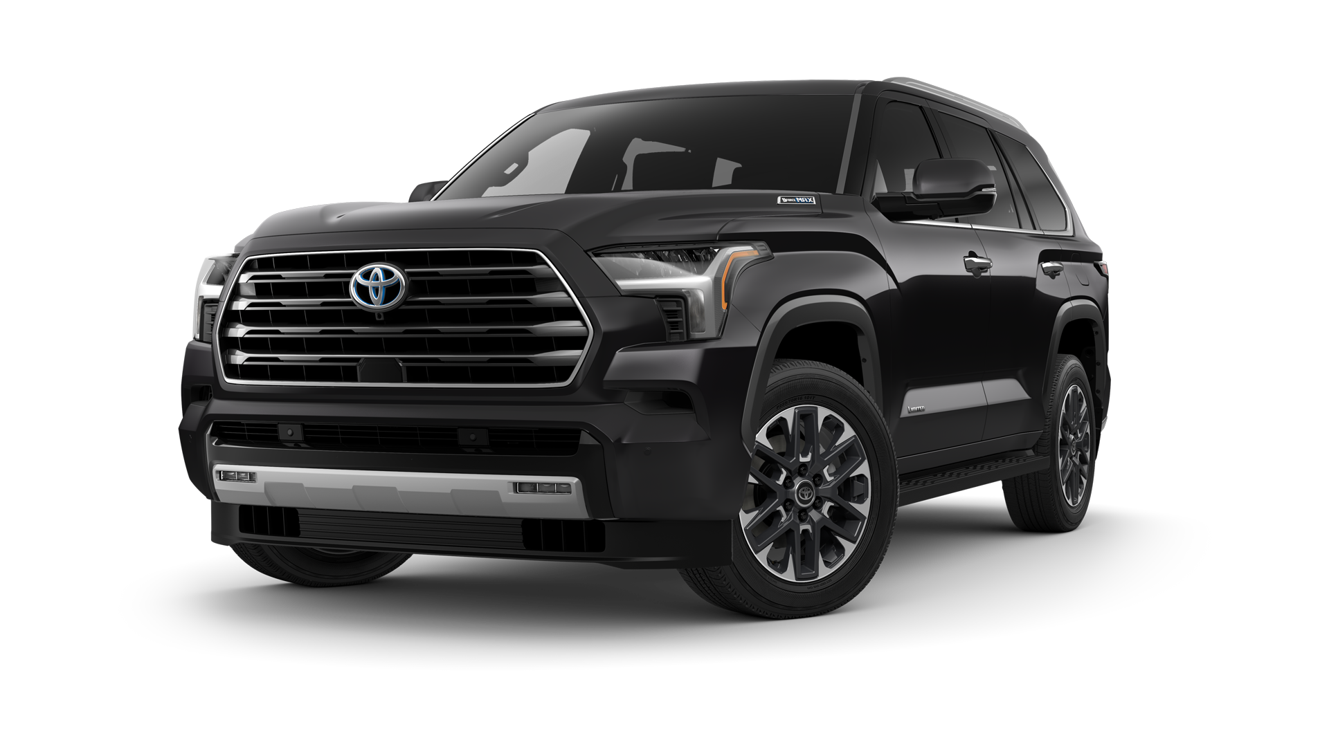 2023 Toyota Sequoia in Midnight Black Metallic.