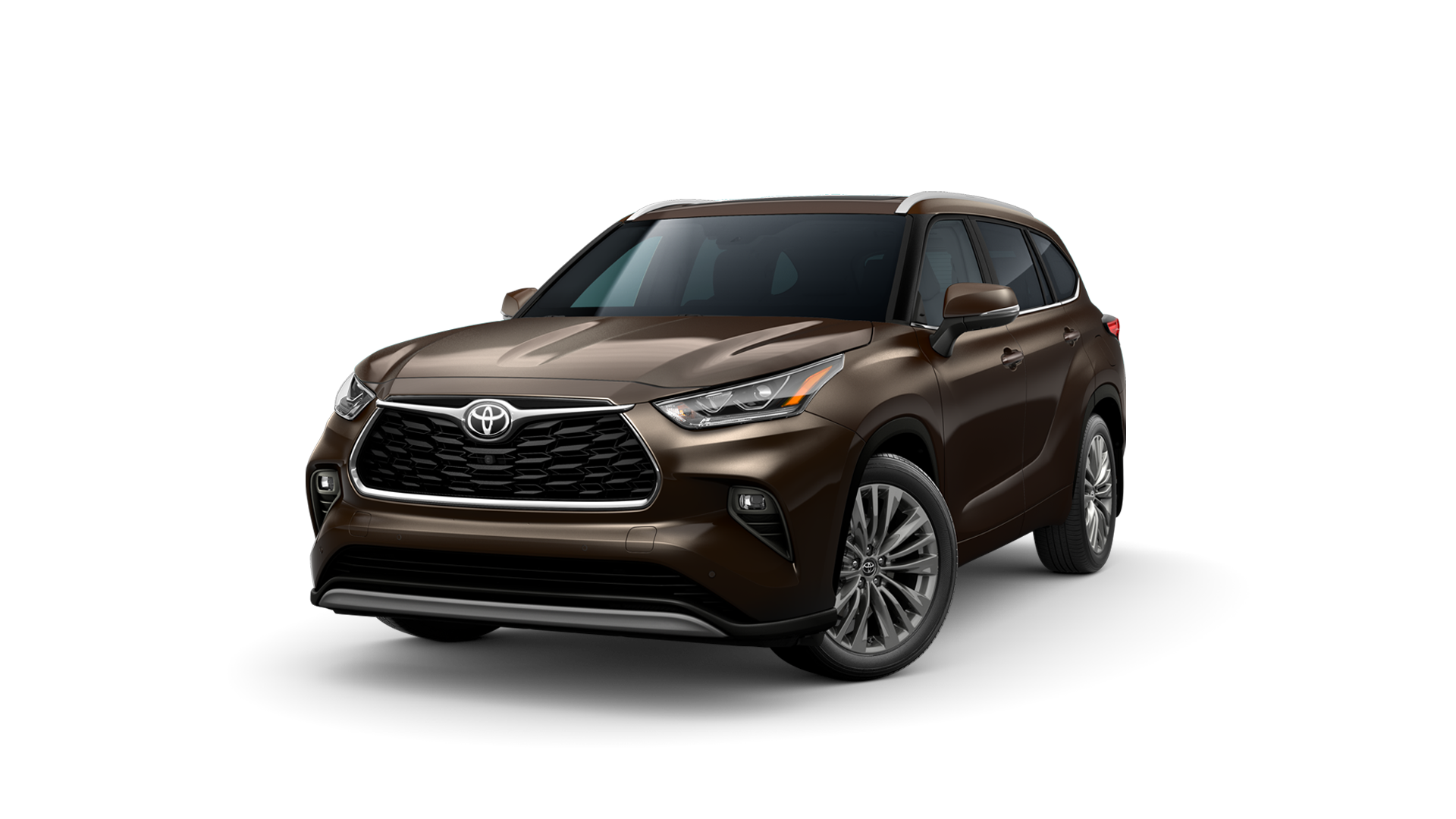 2022 Toyota Highlander in Opulent Amber.