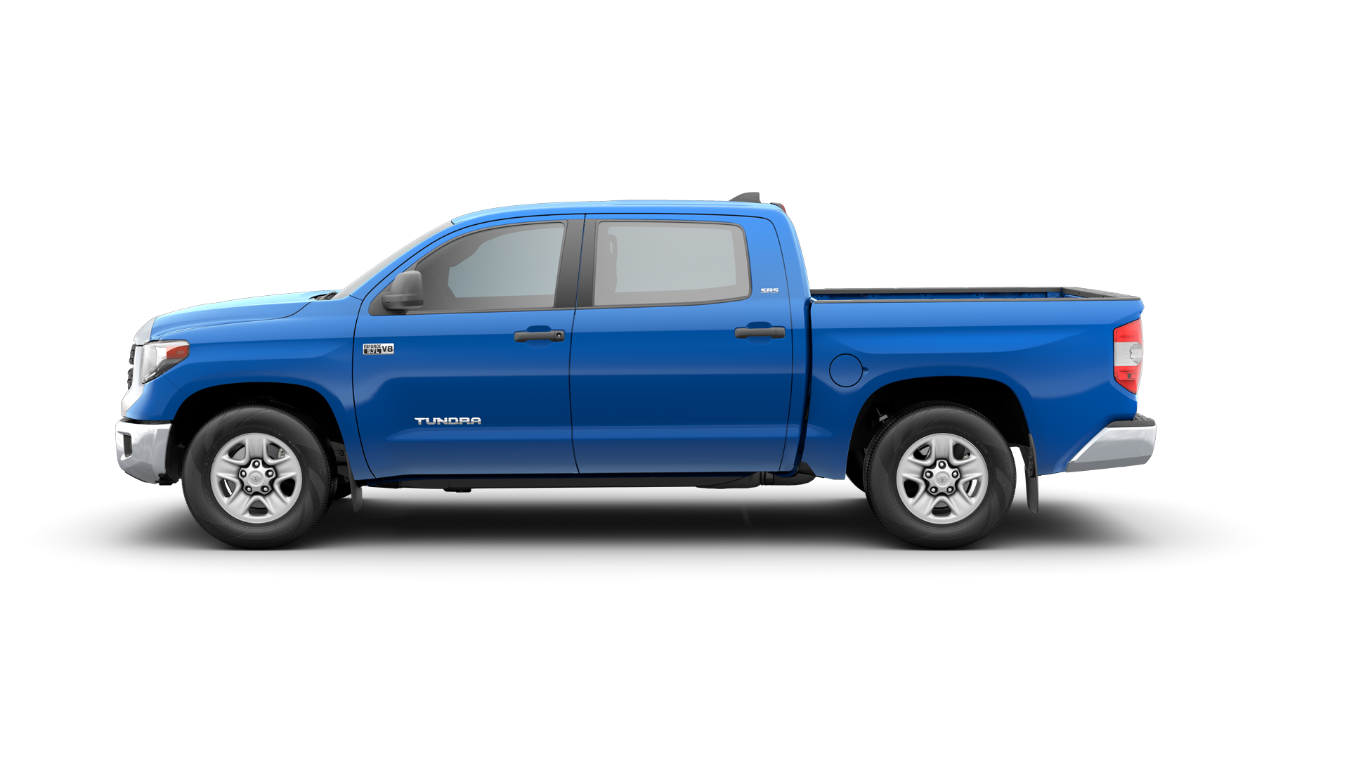 2021 Toyota Tundra in Voodoo Blue.