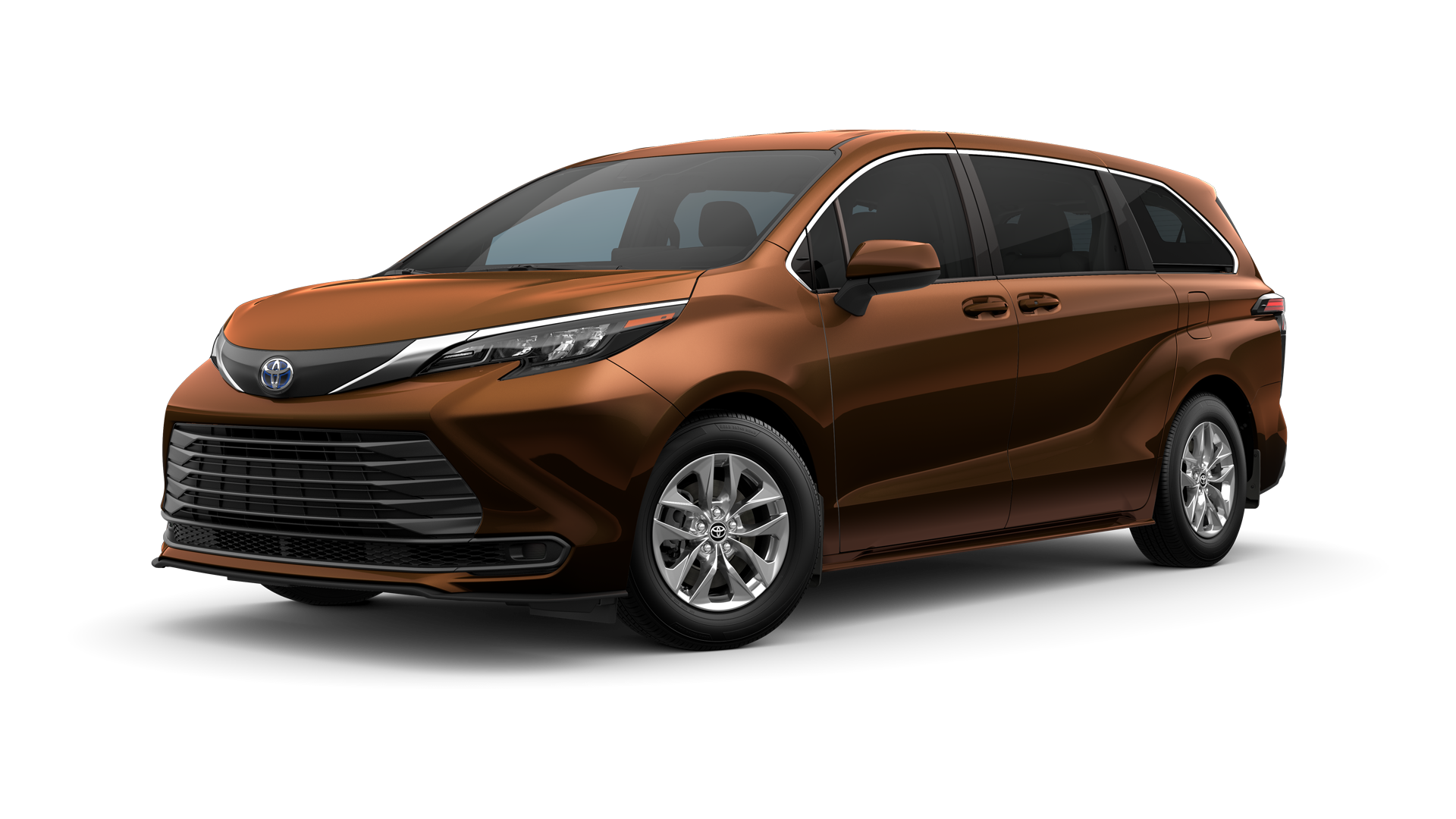 2024 Toyota Sienna in Sunset Bronze Mica.