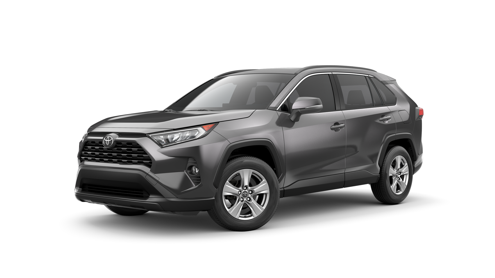 2021 Toyota RAV4 in Magnetic Gray Metallic.
