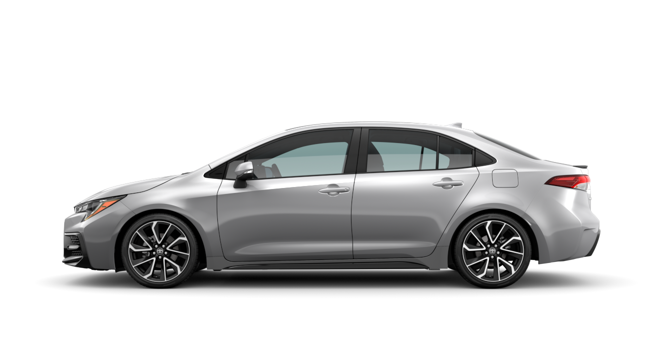 2021 Toyota Corolla in Classic Silver Metallic.