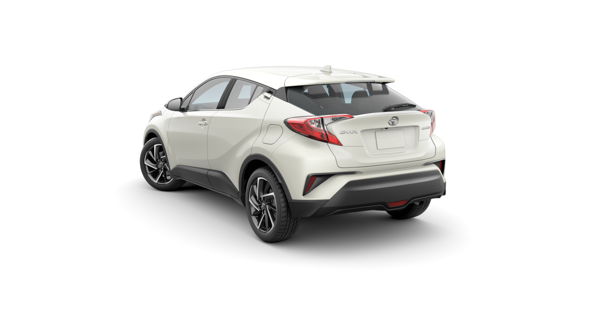 2022 Toyota C-HR in Wind Chill Pearl/Black Roof.