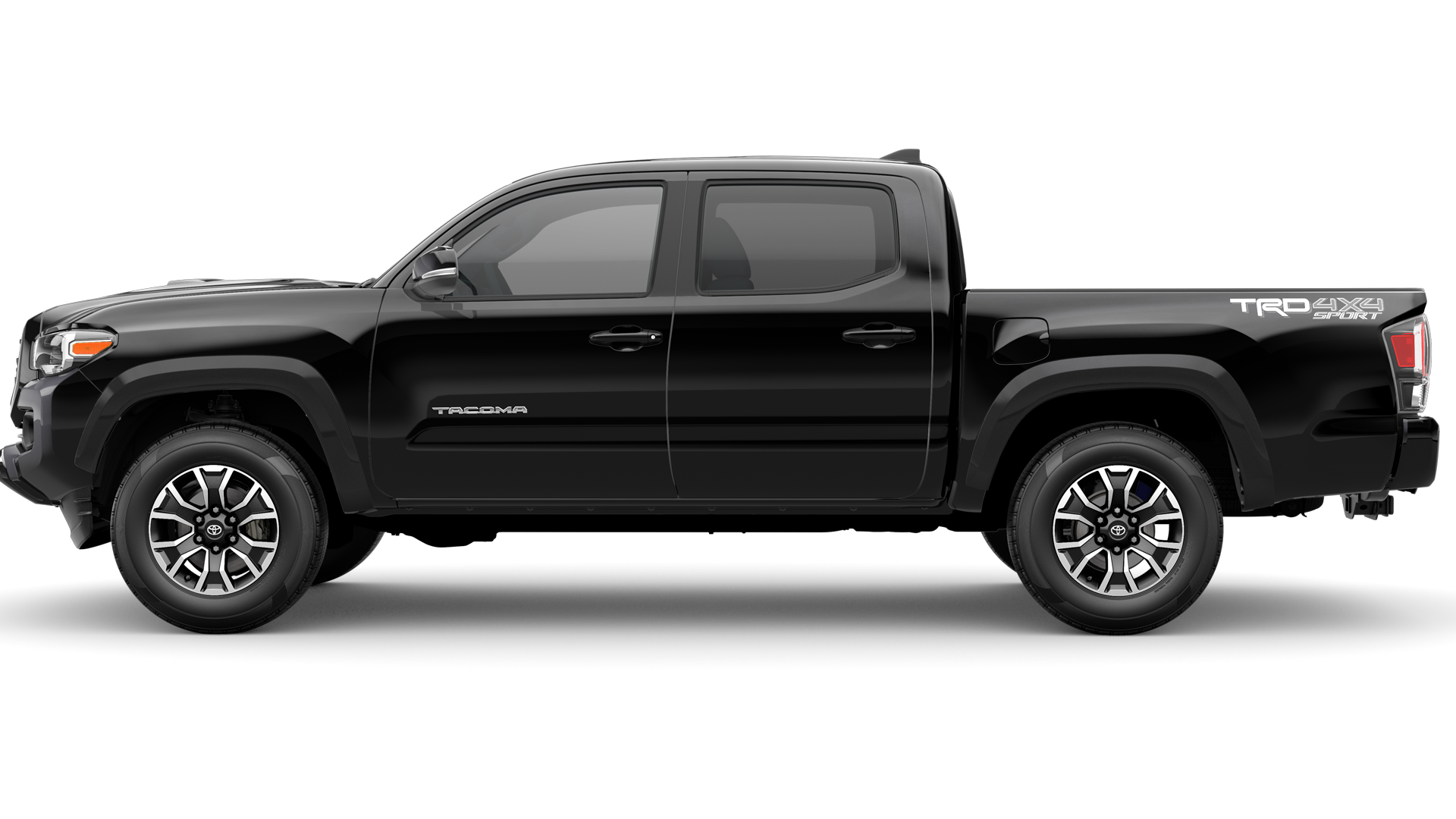 2022 Toyota Tacoma in Midnight Black Metallic.