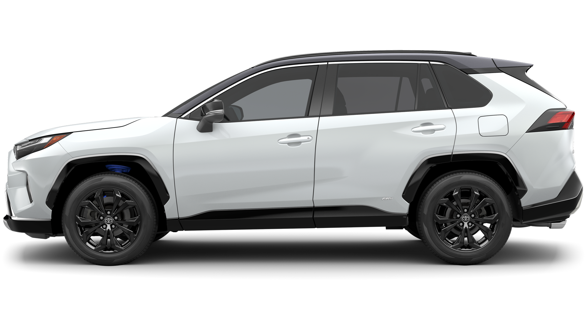 Three-sixty image of 2025 RAV4 Hybrid in Windchill Pearl/Midnight Black Metallic Roof*