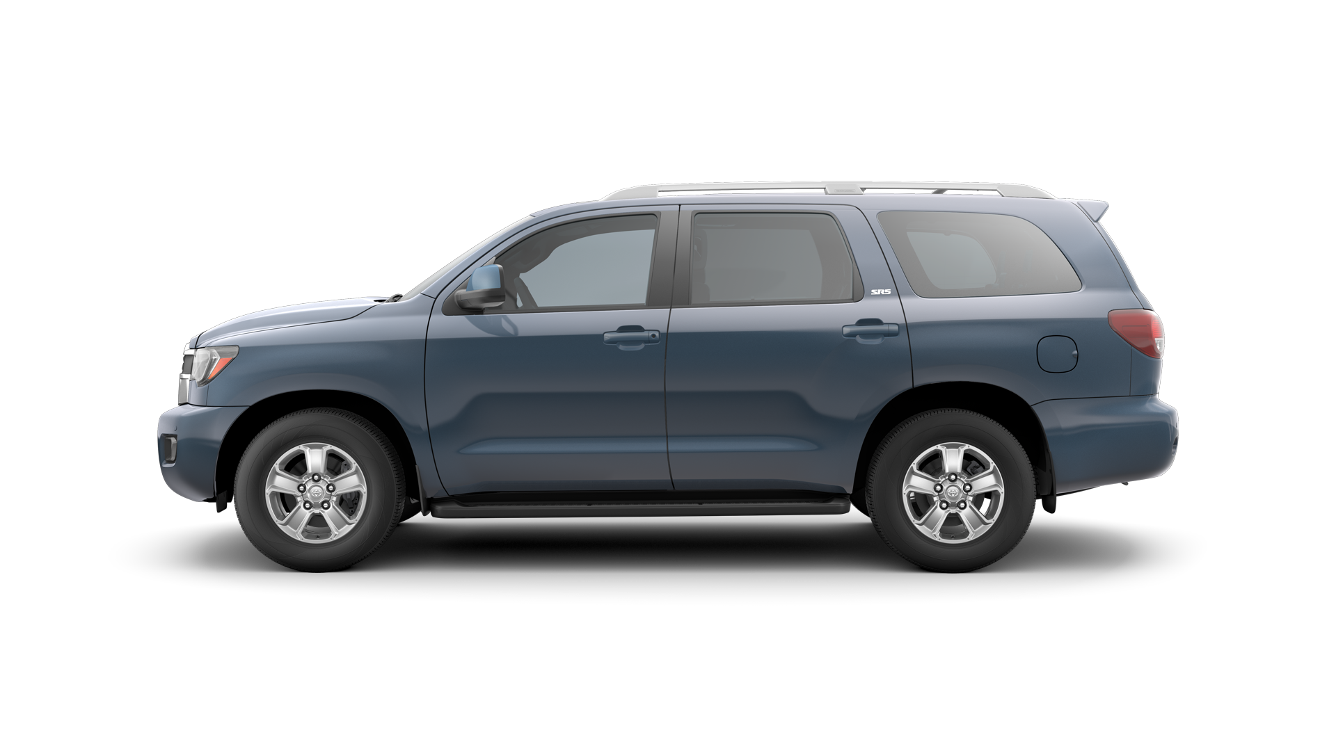 2022 Toyota Sequoia in Shoreline Blue Pearl.
