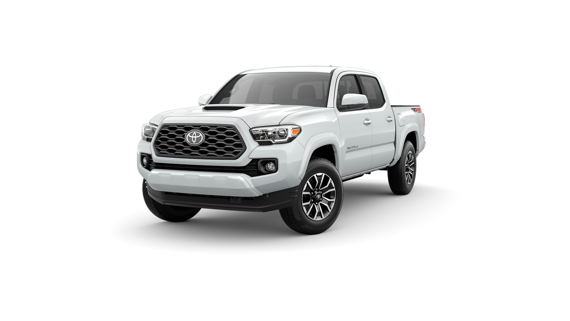 2021 Toyota Tacoma in Windchill Pearl.