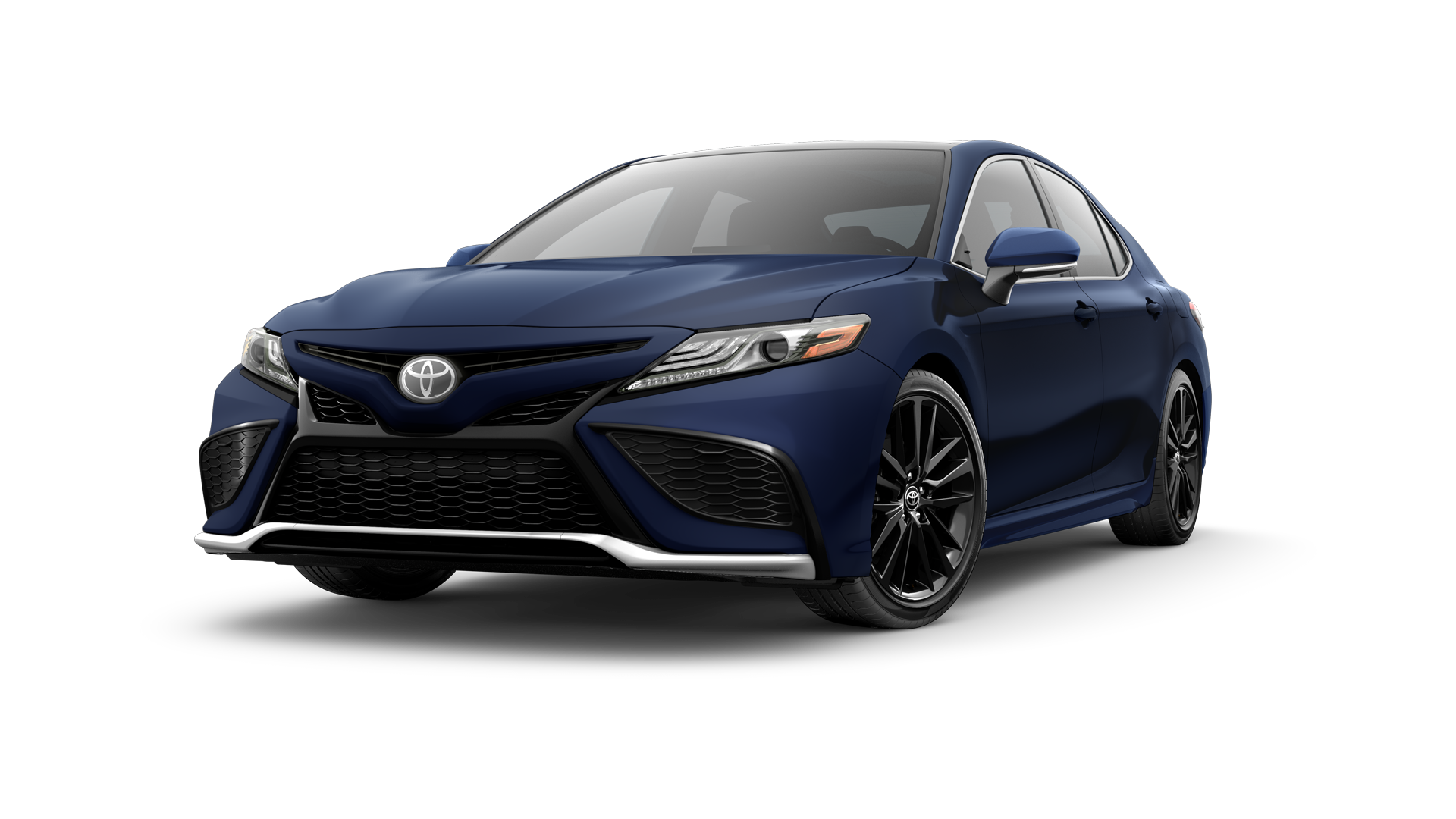 2024 Toyota Camry in Reservoir Blue.