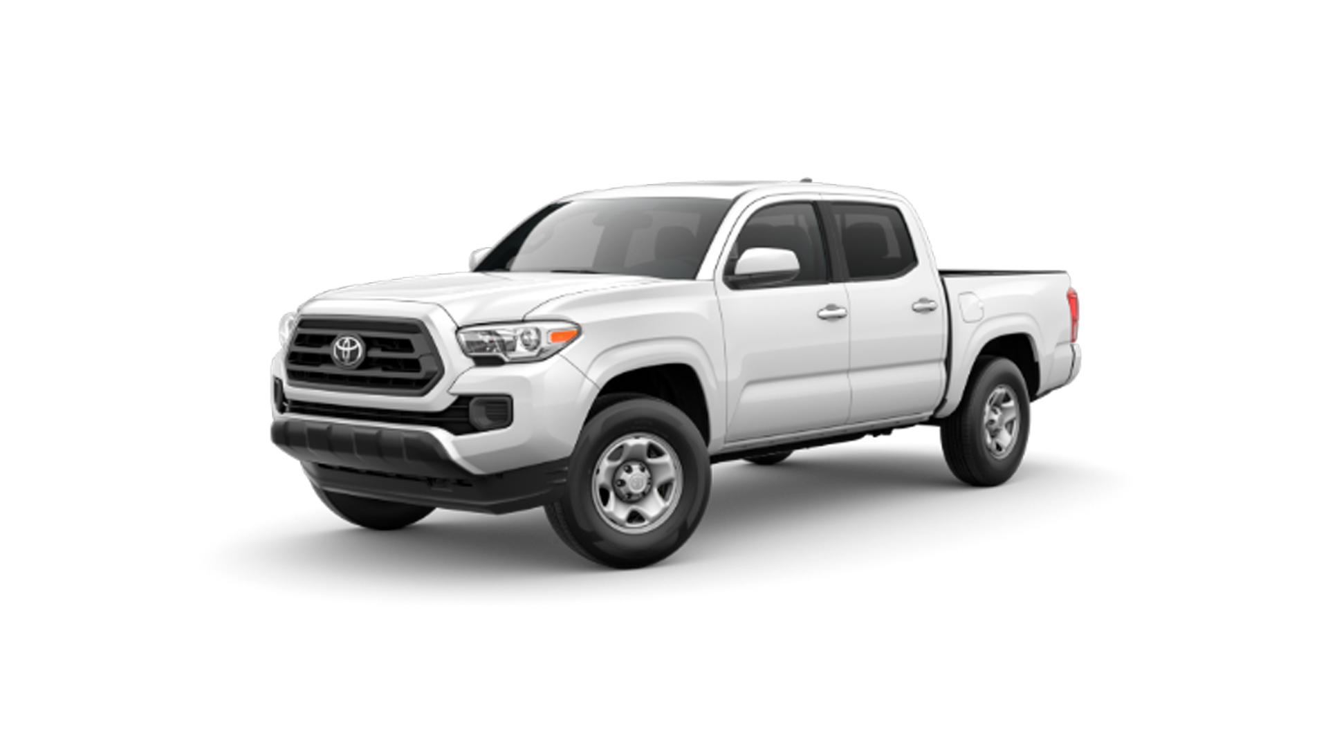 2021 Toyota Tacoma in Super White.