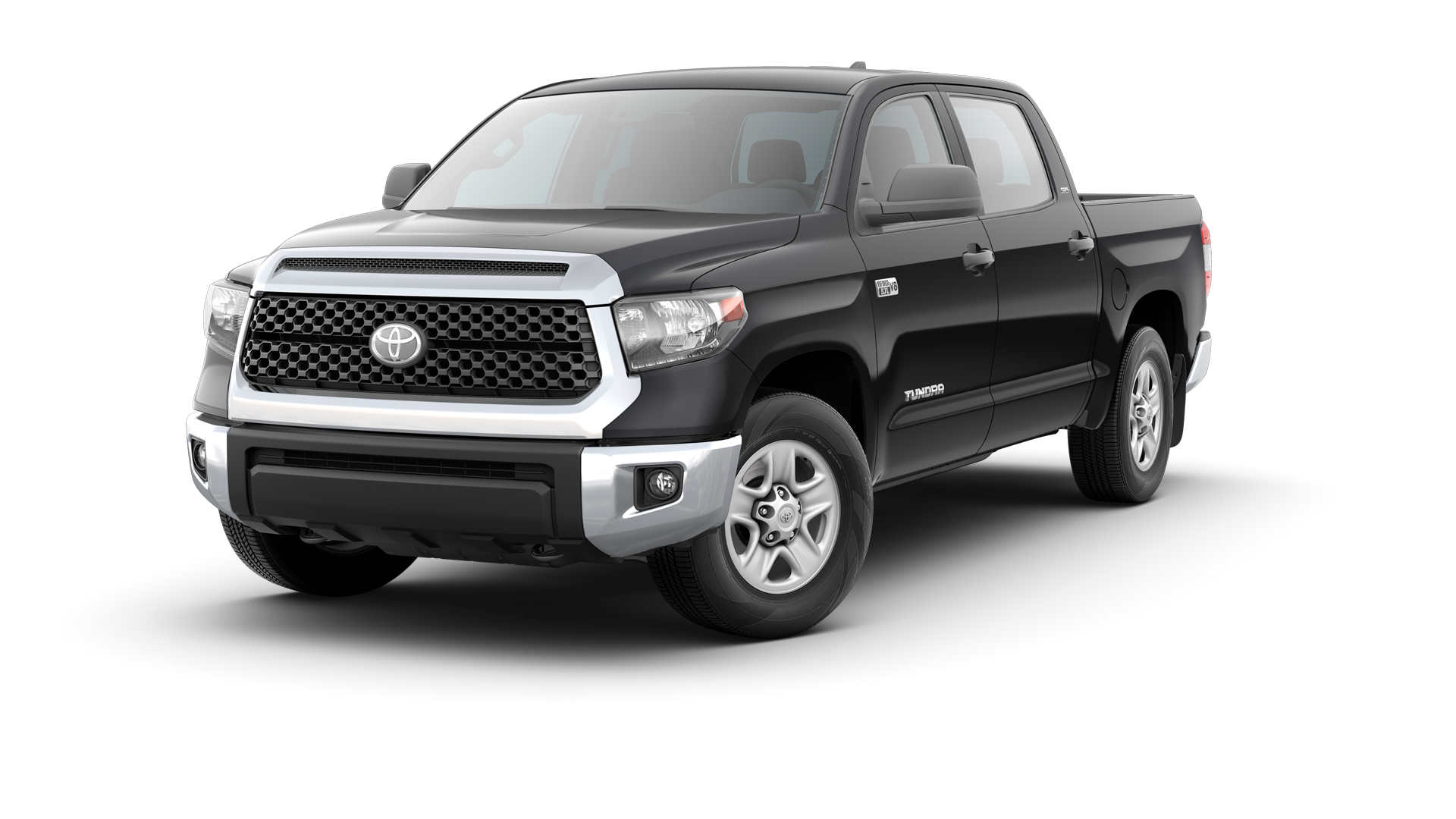 2021 Toyota Tundra in Midnight Black Metallic.